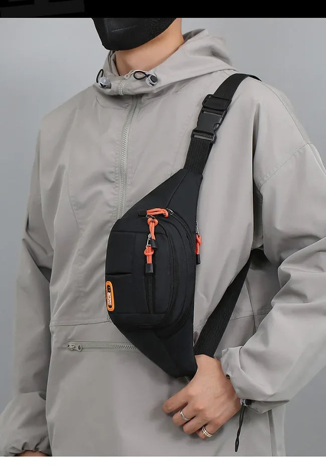 Oxford Waterproof Unisex Waist Bag - Large Capacity, Wear - Resistant Multifunctional Fanny Pack (Riñoneras Para Hombre)