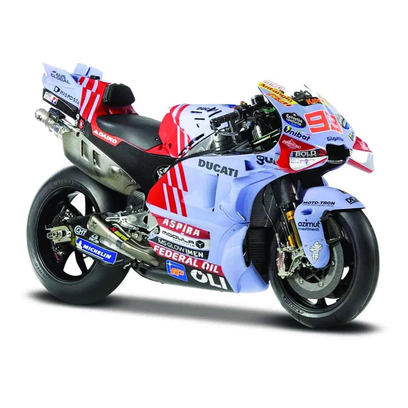 Maisto 1:18 Gresini Racing 2024 Moto Model GP Motorcycle Toy 93# Marc Marquez 73# Alex Motorbike Static Models