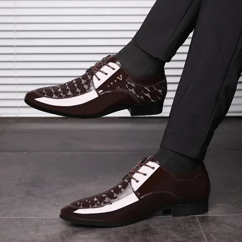 Leather Shoes for Men Business Dress Shoes Versatile Wedding Shoes Men Shoe Designer Loafers Men Zapatos Para Hombres 2025