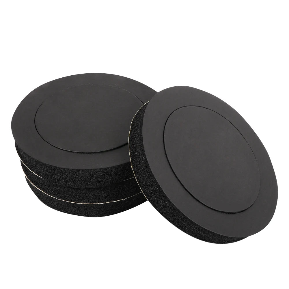 4pcs 6.5" Car Door Soundproof Cotton Speaker Bass Ring Foam Woofer Pad Noise Sound Insulation ring Accessories