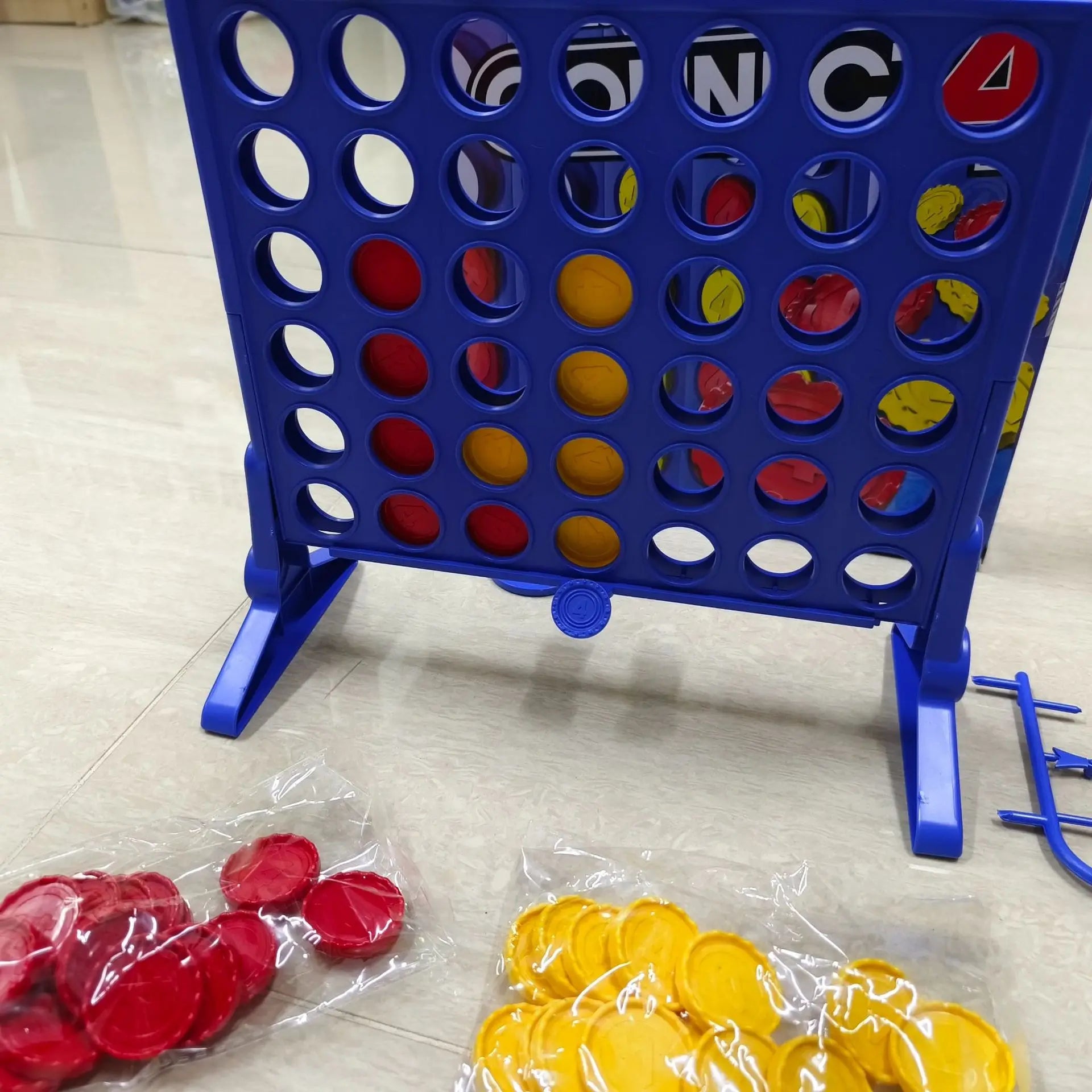 Tabletop game toys: Go (five-in-a-row), four-in-a-row, interactive board games for children