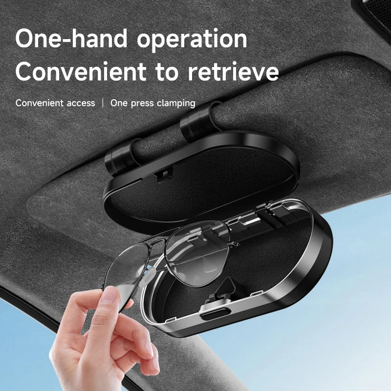Car Sun Visor Sunglasses Case Glasses Holder Clip For Citroen C4 C3 C2 C1 DS3 Berlingo Xsara Picasso Car Accessories Glasses Box