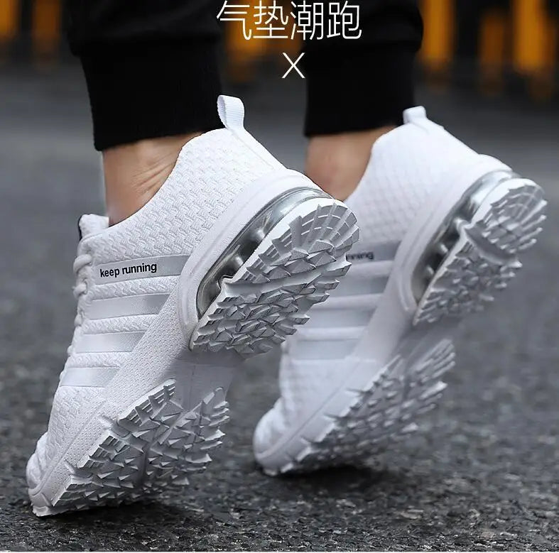 New Men Shoes Casual White Sneakers Mens Trainers Men Sneakers Leisure Blue Shoes Men Tenis
