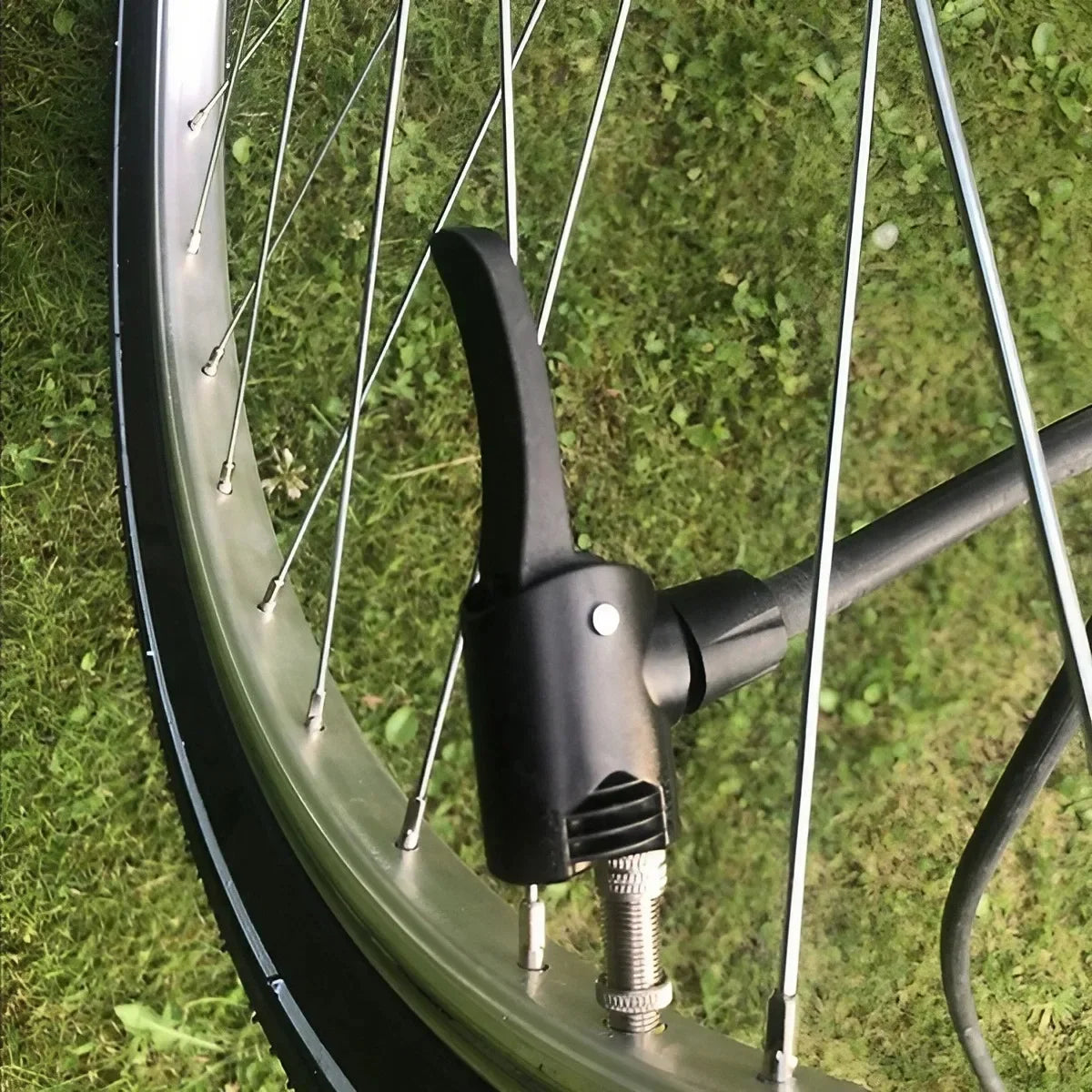 Dual Head Bicycle Track Pump Nozzle Adapter Convertor Universal Air Pump Valve Adaptor for MTB Road Bike BMX Inflation Cycling R