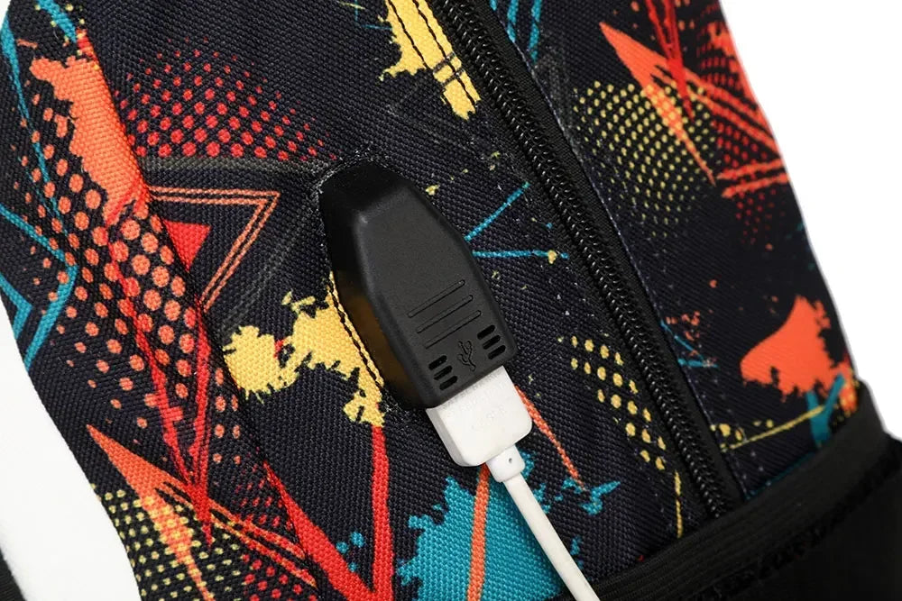 Jurassic World Park Dinosaur Girls Boys Kids School Book Bags USB Teenagers Schoolbags Women Men Laptop Travel Backpack