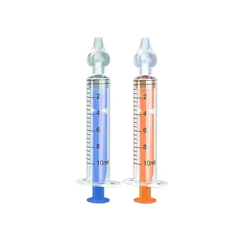 10ML Needle Tube Babies Nasal Aspirator Silicone Baby Nose Cleaner Nose Care Cleaner Rhinitis Washer Newborn Nasal Irrigator