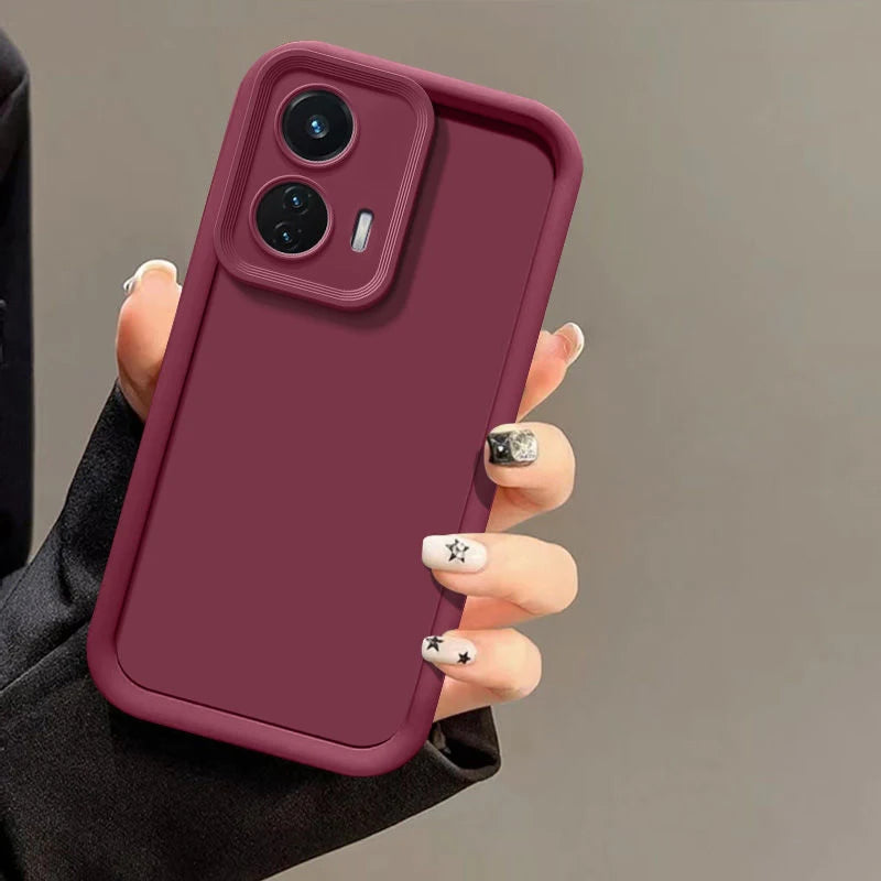 For Motorola Moto G35 Case Motorola Moto G35 5G Phone Case Motorola Moto G35 Fall prevention Luxury Candy Matte Soft Cover
