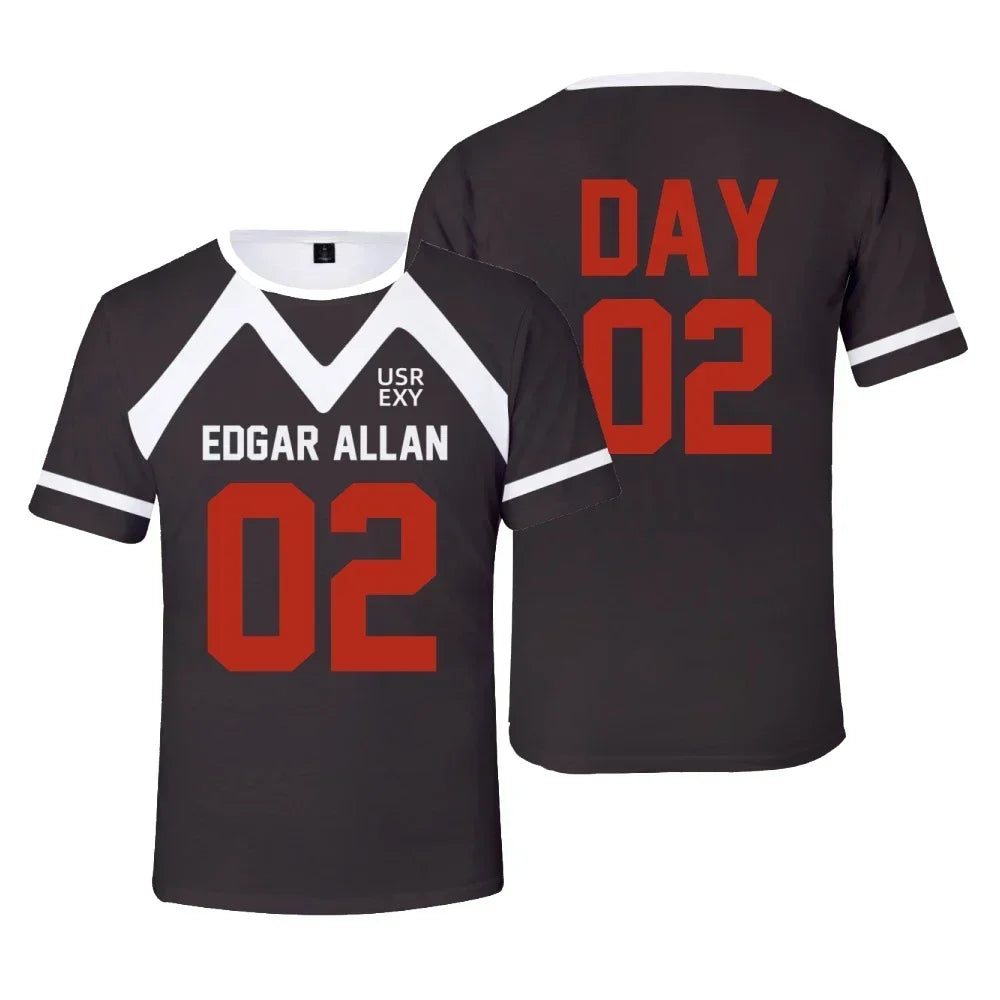 Nueva camiseta Foxhole Court Edgar Allen Raven lacrosse,camiseta 3D,ropa para hombre/mujer