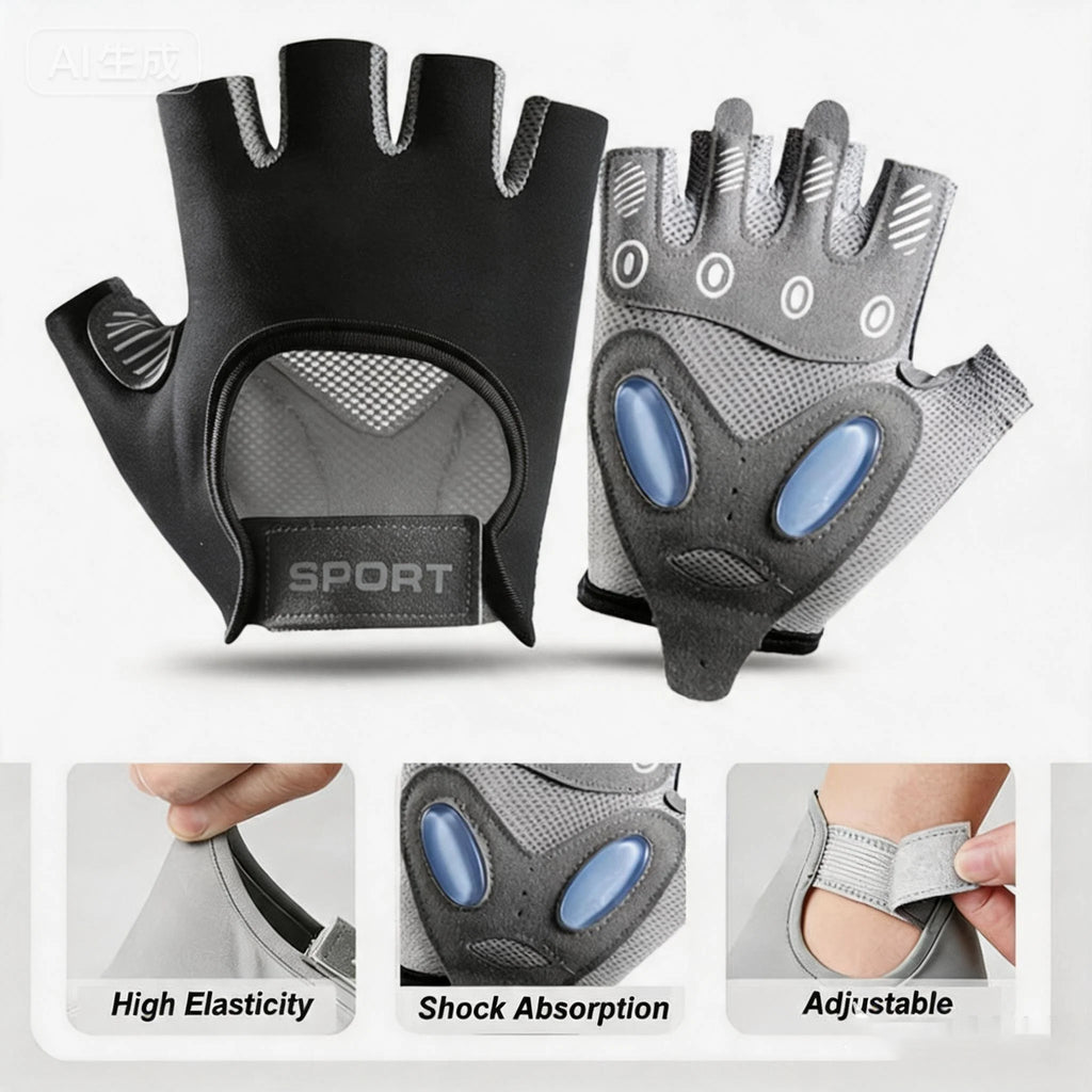 Guantes deportivos transpirables protección palma completa hombres mujeres guantes fitness  Cycling ligeros para mancuernas