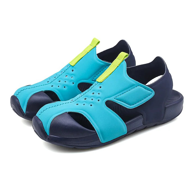 Classic Baby Boys Sandals Summer Kids Girls Beach Sandals Breathable Candy Color Sport Sandals for Toddler Baby Shoes Size 22-33