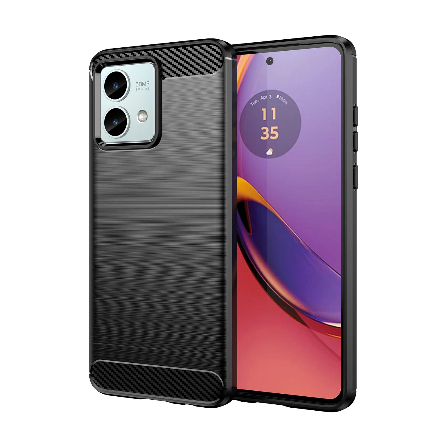 For Motorola Moto G84 5G Case For Moto G84 Cover 6.5 Inch Carbon Fiber Shockproof Silicone Bumper For Motorola Moto G84