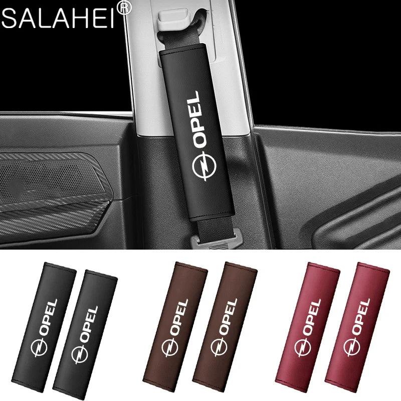Car Interior Seat Belt Protective Cover For Opel Astra Insignia Corsa Zafira Meriva Mokka Vivaro Vectra Antara Accessories