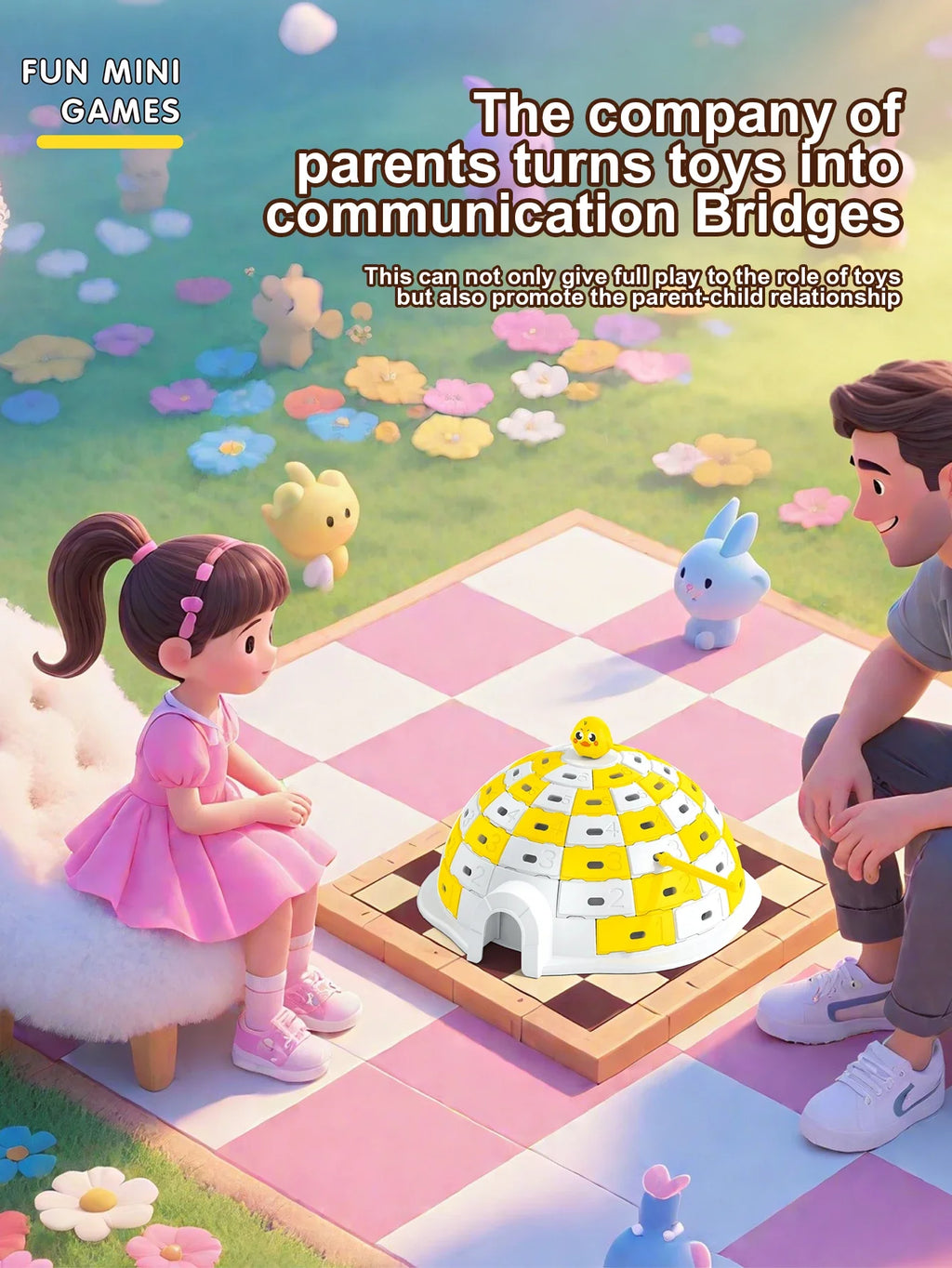 Children's Ice Breaking Challenge Toys Puzzle Hands on Brainstorming Desktop Games Parent Child Interaction Gifts