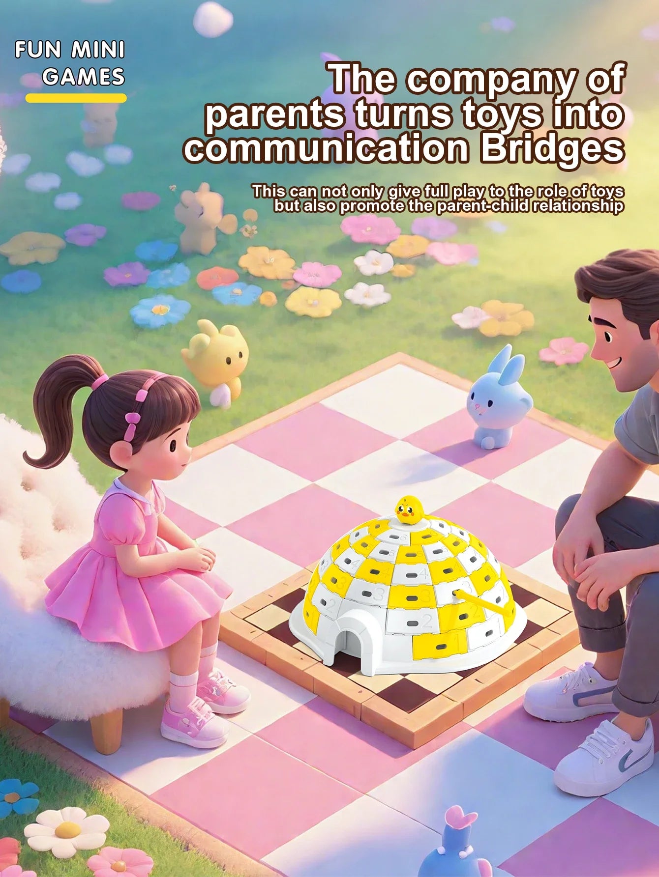 Children's Ice Breaking Challenge Toys Puzzle Hands on Brainstorming Desktop Games Parent Child Interaction Gifts