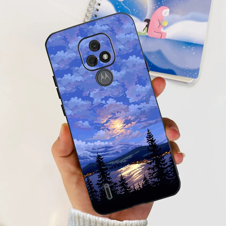 Fashion Phone Case For Motorola Moto E7 / Moto E7 Plus / Moto E7 Power / Moto E7i Power Soft SIlicone TPU Back Cover Bumper