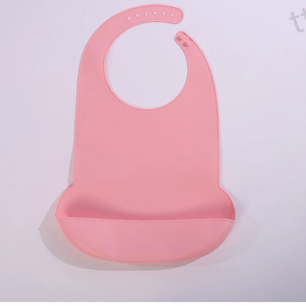 Silicone adult bibs bibs feeding rice bibs silicone bibs soft material easy to wash