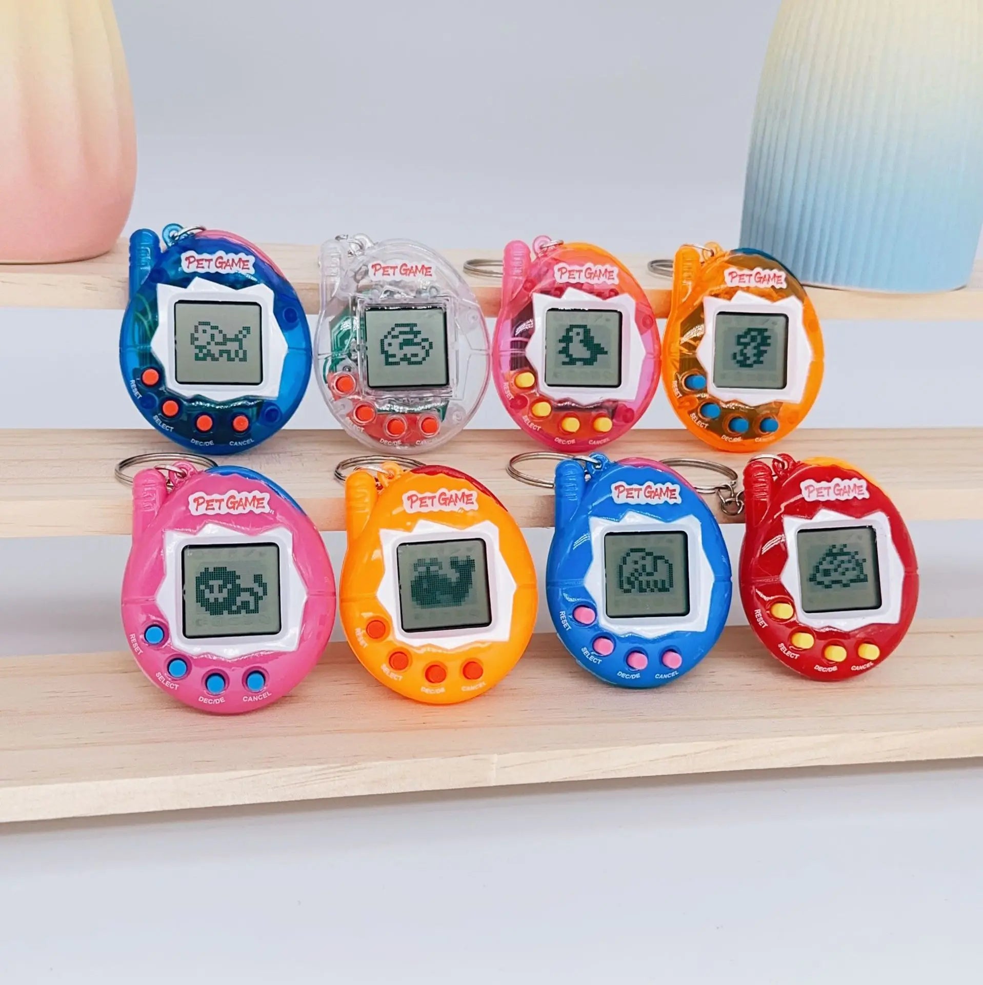 Interactive 3D Virtual Pet Toy - Collector's Edition - Aqua Blue | Perfect Gift for Holidays & Gamers Tamagotchi