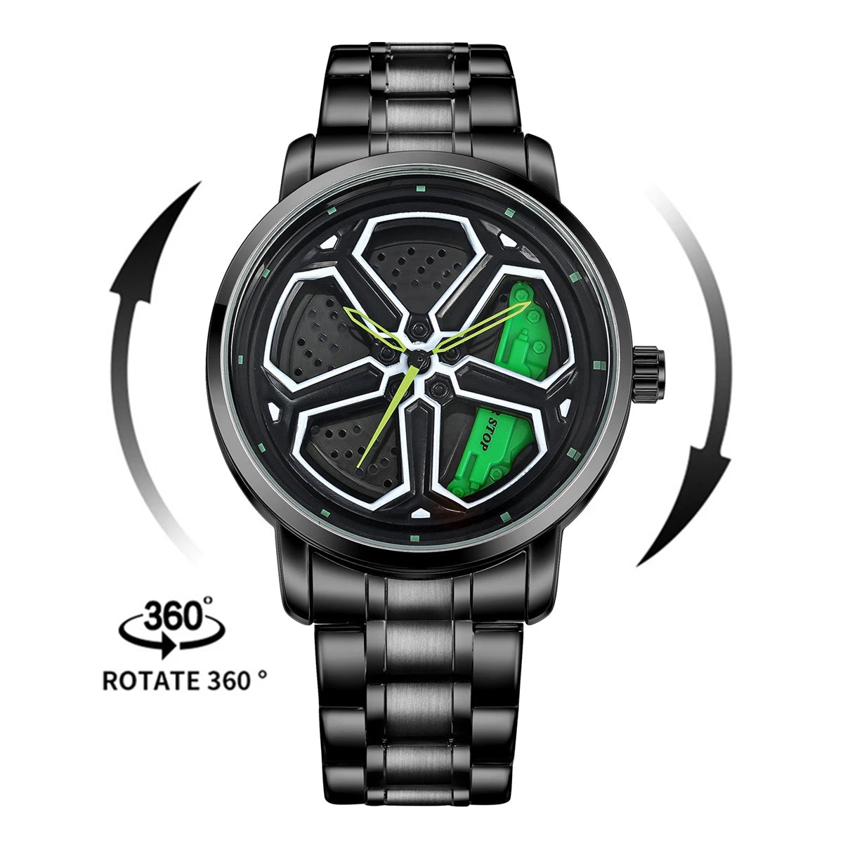 2025 NIBOSI Watches for Men Men Watch Quartz Watch Men Fashion Spinning Supar Car Wheel Watches for Men Relogio Masculino