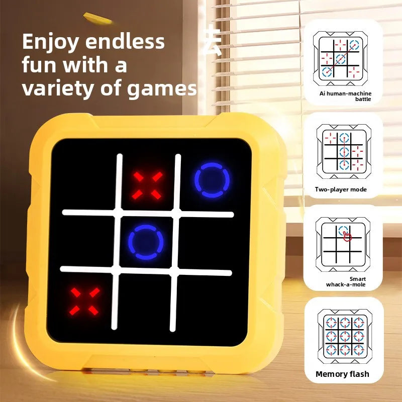 Cross-border New AI Smart Interactive Multi-in-1 Board Game | Tic-tac-toe Gomoku | Educational Logic Training Kids Toy