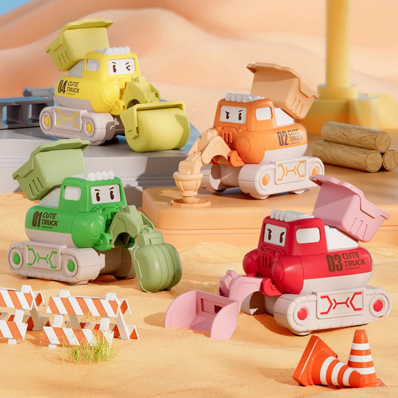 Interactive Construction Playsets: Miniature Excavator Toys for Children's Cognitive Development