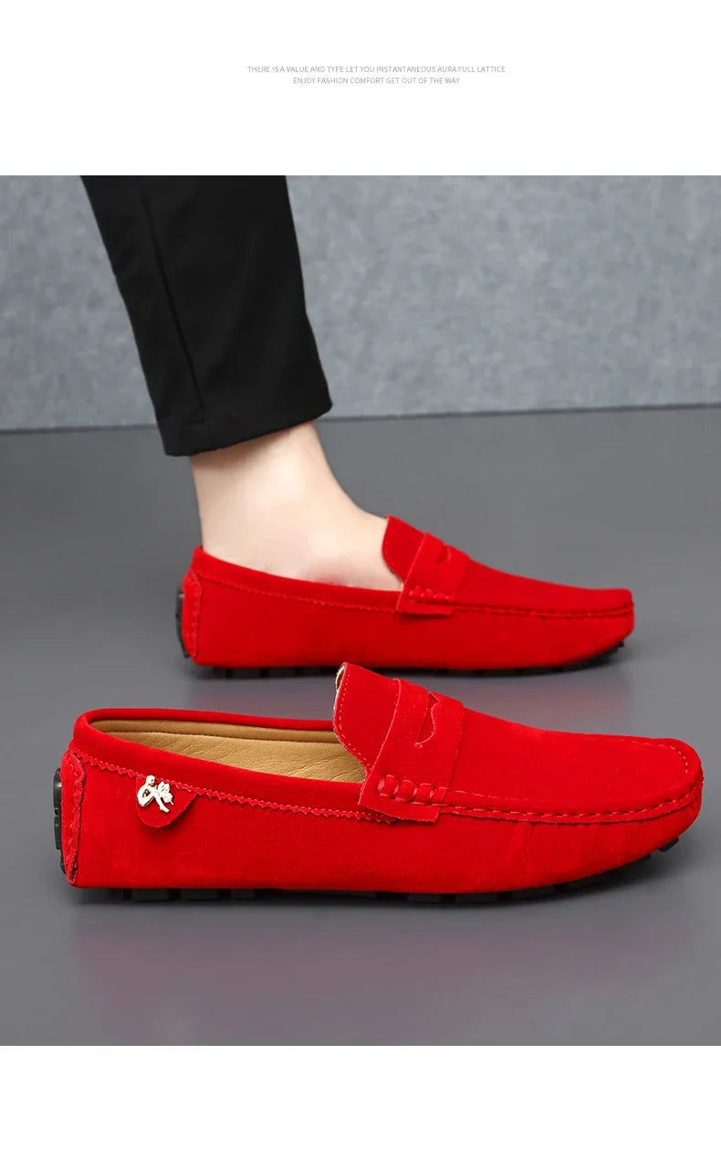 Shoes Men Casual Shoes Fashion Men Shoes Genuine Leather Men Loafers Moccasins Slip on Men Flats Male Driving Shoes