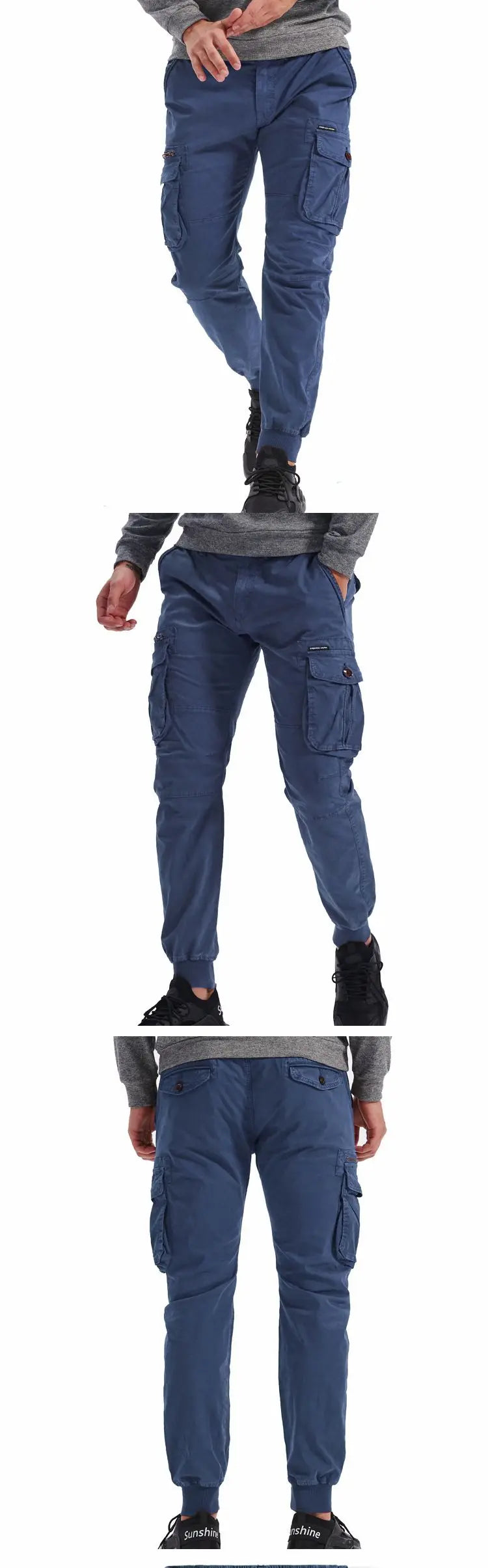 Men Military Tactical Pants Men Washed Overalls Men Beam Pants Male Streetwear Casual Cargo Pants for Men Trousers