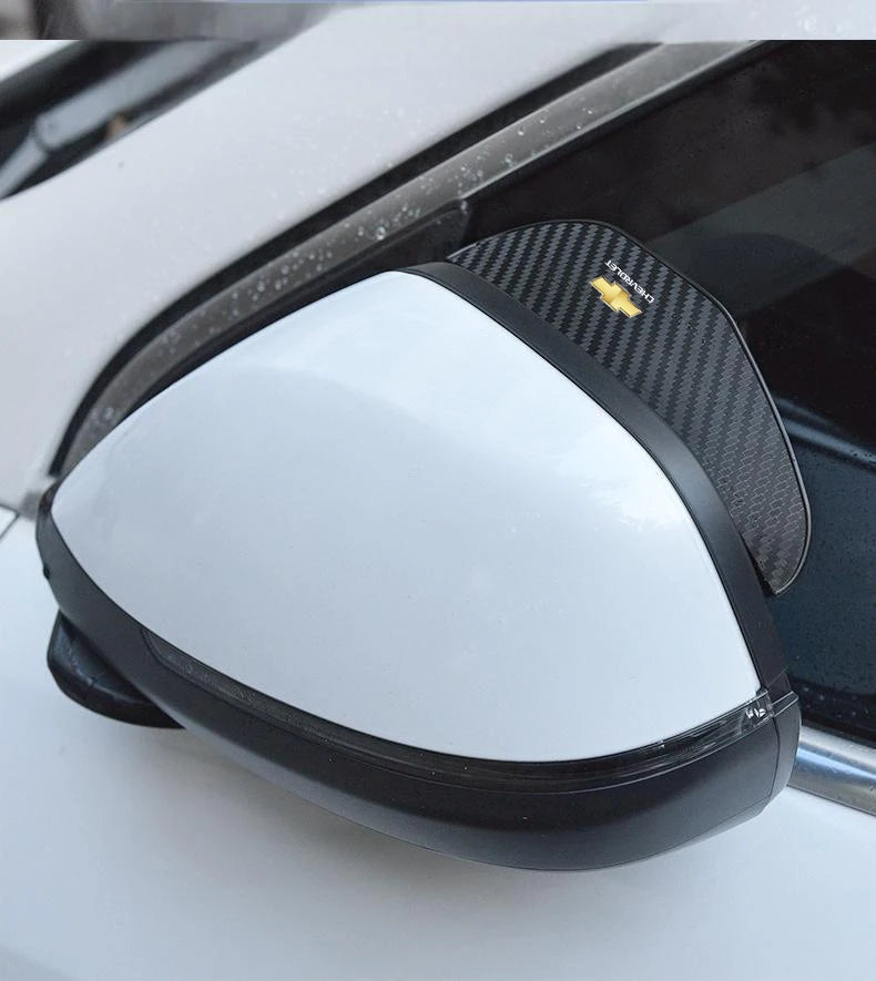 Car Rearview Mirror Eyebrow Rainproof Cover Accessories For Chevrolet Onix Cruze Silverado Impala Equinox Malibu Tahoe Cobalt