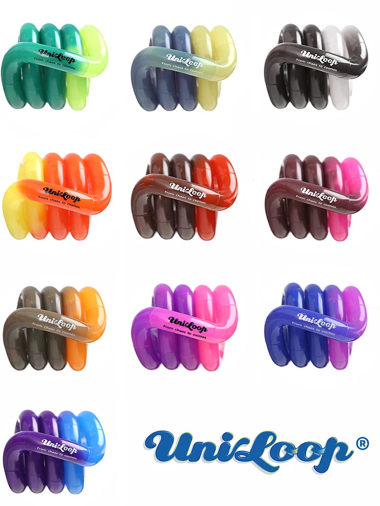 Uniloop Fidget Toy for ADHD Attention Training Stress Relief Creative Prank Toys Suitable for All Ages Party Office School