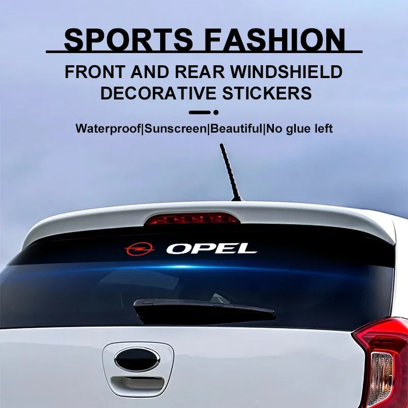 Car Front Rear Windshield Decoration Accessories Stickers For Opel Astra j Insignia Astra g Corsa Zafira b Mokka Vivaro Meriva