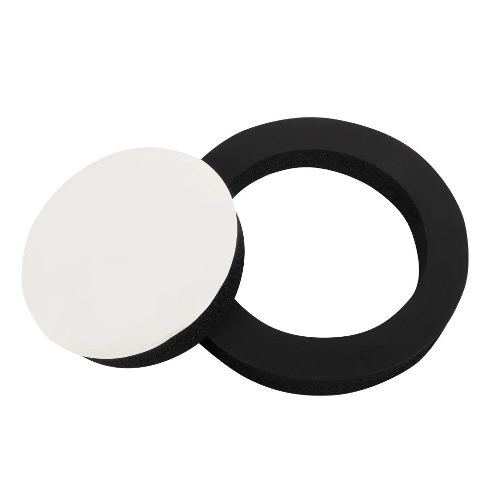 4pcs 6.5" Car Door Soundproof Cotton Speaker Bass Ring Foam Woofer Pad Noise Sound Insulation ring Accessories