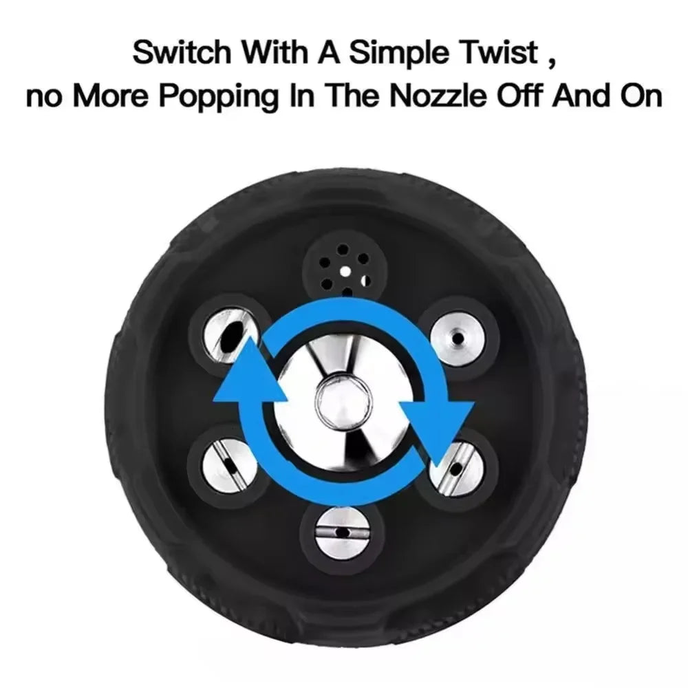 High Pressure Car Wash Nozzle 6 in 1 Multifunctional 14 Inch Design Suitable for 1/4 Inch Pressure Washer Machines