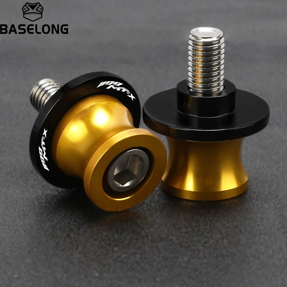 For CF MOTO CFMOTO 800MT-X 800MTX 800 MT-X MTX 800 2024 2025 2026 M10 Motorcycles Aluminum Swingarm Spools Slider Stand Screws
