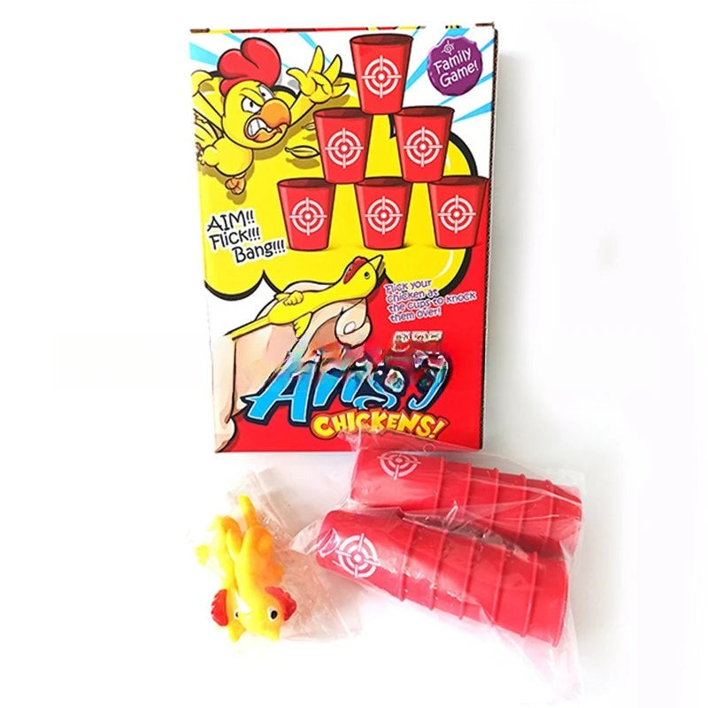 Children's innovative and unique toys, wall chicken games, stacking creative competitions, parent-child interactive board games