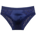 Ropa interior hombre 3D letter sissy gay calzoncillos hombres U convex sexy tоy mens sexy underwear ice silk lace thin calcinha