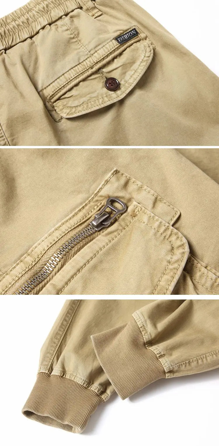 Men Military Tactical Pants Men Washed Overalls Men Beam Pants Male Streetwear Casual Cargo Pants for Men Trousers