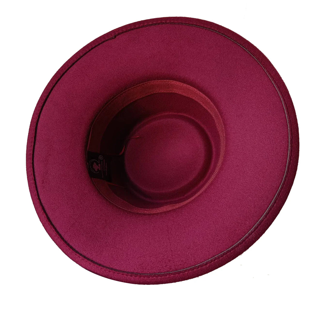 British Style 8CM Wide Brim Fedora Hat Women's Fashion Autumn/Winter Pork Pie hat Wedding Hat Jazz Hat Gorras para hombres