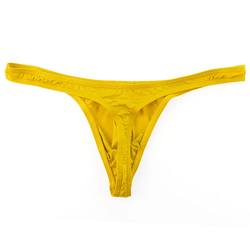 Men Underwear Breathable Thongs And G Strings Brave Person Male Panties Modal Bikinis Tangas Hombres