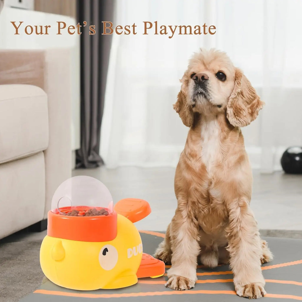 Interactive & IQ Training Dog Toy, Food & Treat Dispenser, Duck‑Shaped Puzzle Toy, Suitable for Small & Medium Dogs and Cats