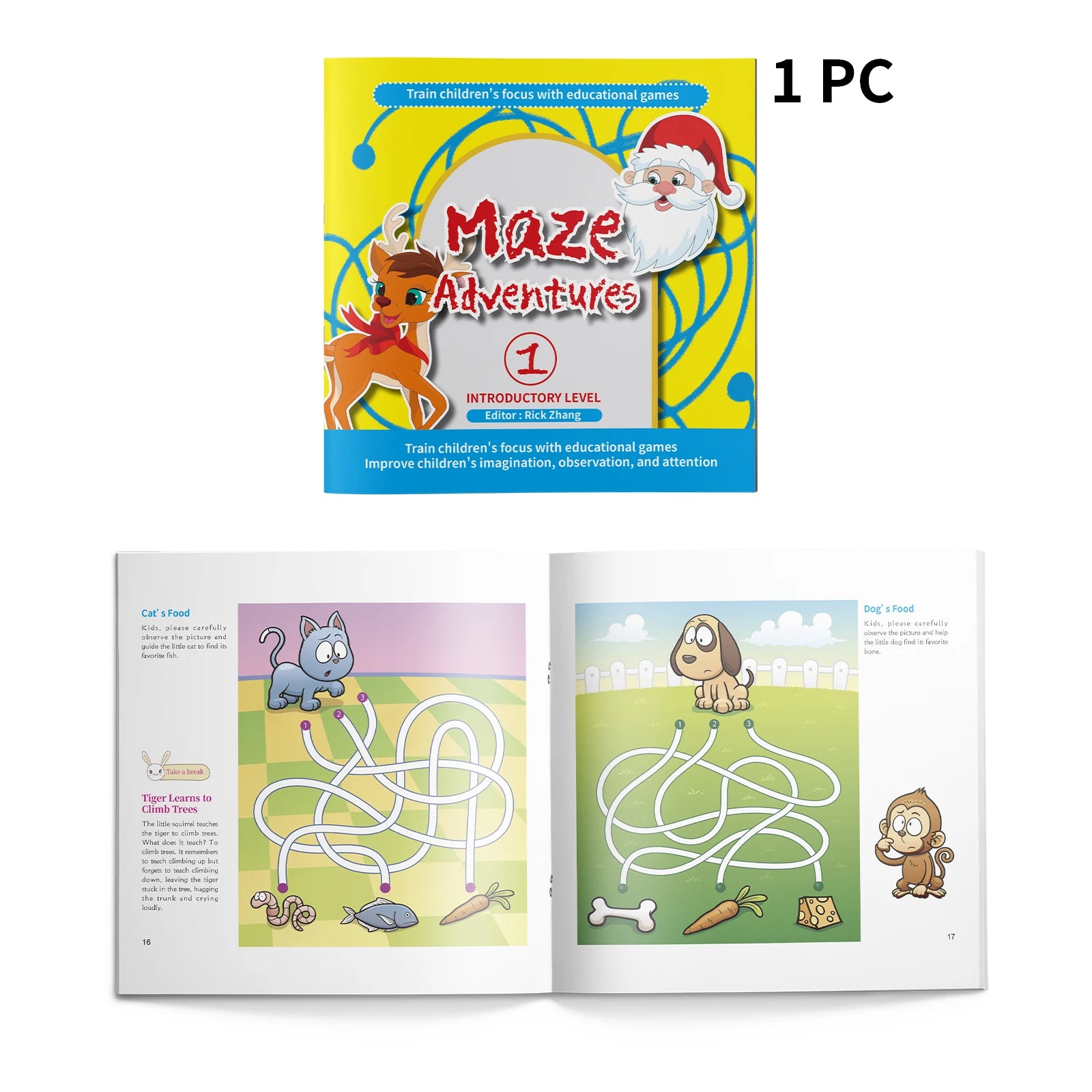 Interactive Maze Puzzle Book for Kids: Fun and Educational Adventures to Enhance Problem-Solving and Critical Thinking Skills