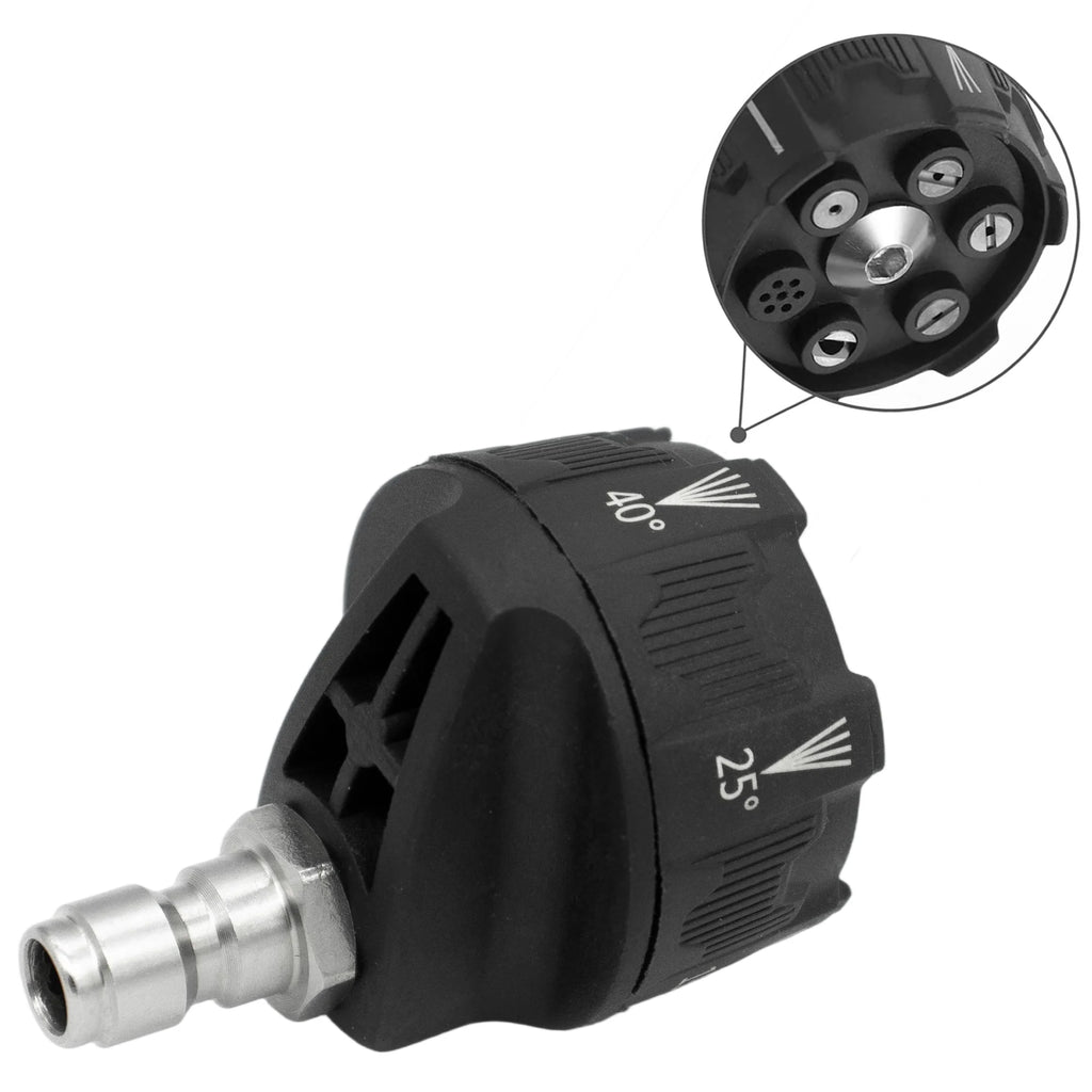 High Pressure Car Wash Nozzle 6 in 1 Multifunctional 14 Inch Design Suitable for 1/4 Inch Pressure Washer Machines