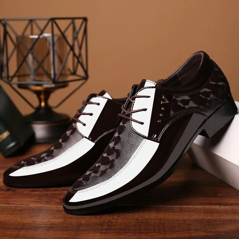 Leather Shoes for Men Business Dress Shoes Versatile Wedding Shoes Men Shoe Designer Loafers Men Zapatos Para Hombres 2025