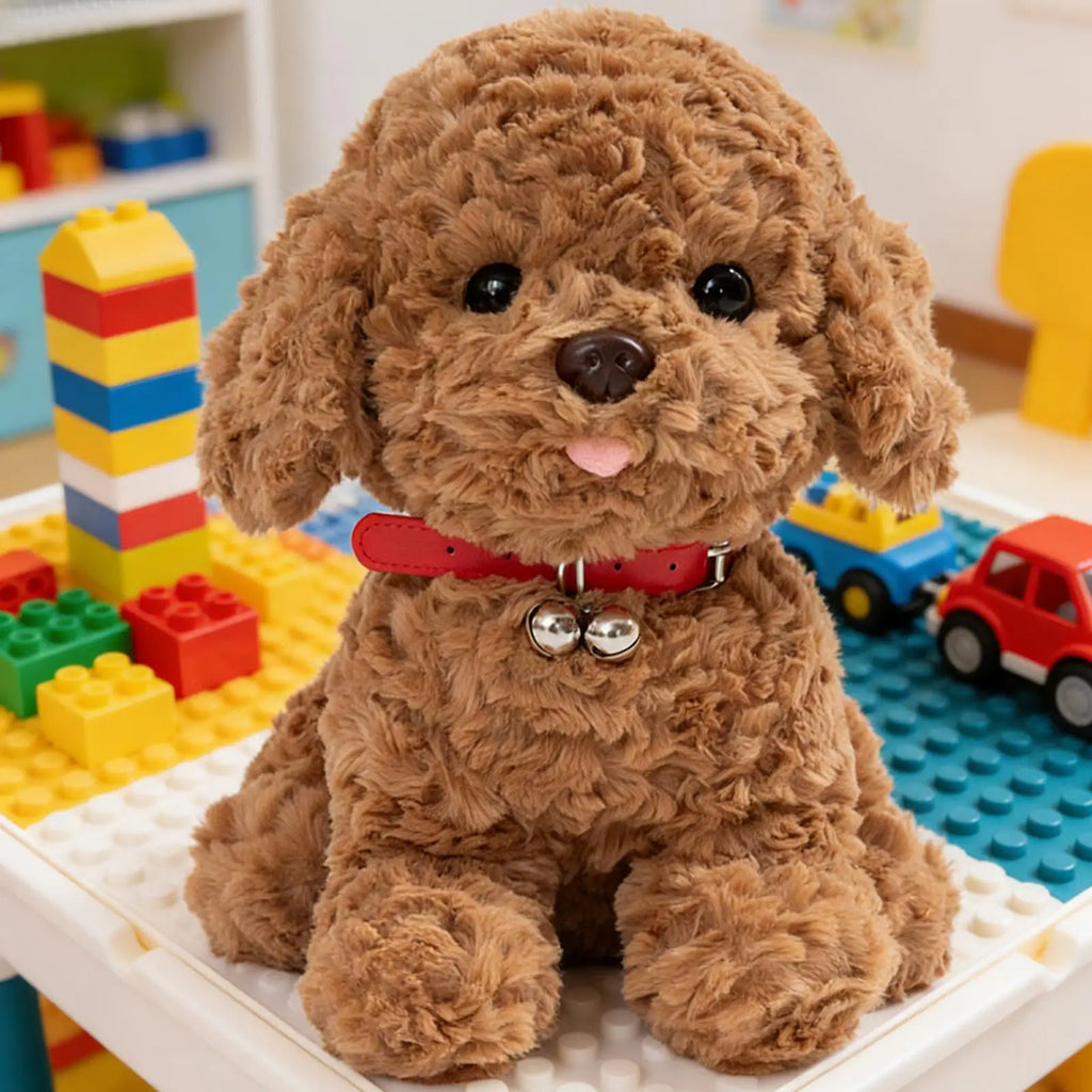 Interactive Robot Puppy Plush Toy - Realistic Pet Toy Moving, Talking Electronic Puppy Dog for Kids, Boys, Girls, Teens