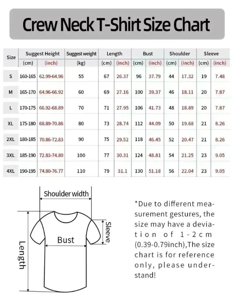 Summer 100% Pure Cotton Men's and Women's Casual Sports Loose Soft Short-sleeved O-neck Comfortable and Breathable T-shirt