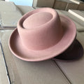 Men's hat Fedora Hat Women's Fashion Autumn and Winter Pork Pie Double Concave Small Brim Men's Jazz Hat Gorras para hombres