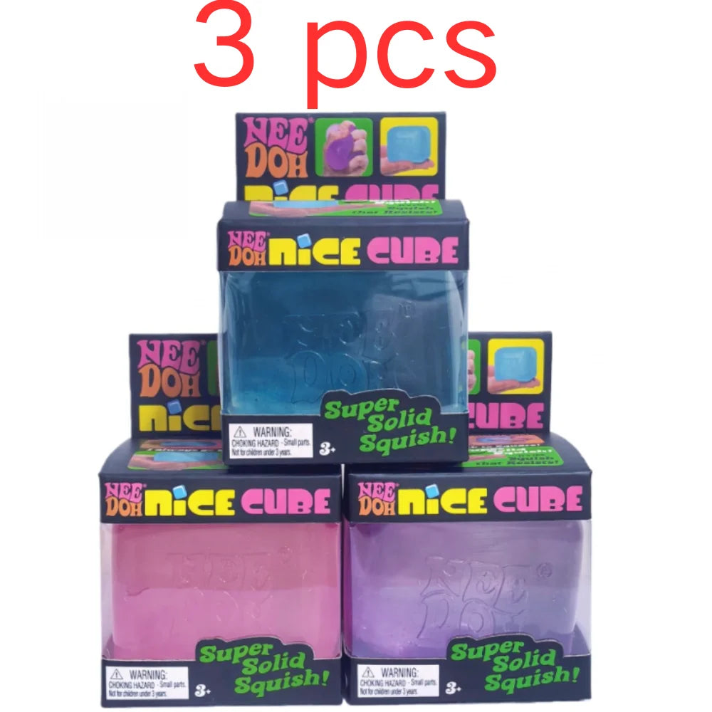 Juguete Sensorial Antiestrés Needoh Nice Cube, Alivia la Ansiedad, Juguete de Escritorio para Adultos y Niños #%