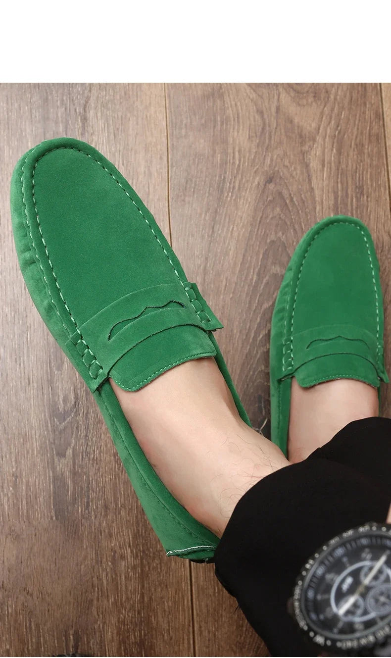 Shoes Men Casual Shoes Fashion Men Shoes Genuine Leather Men Loafers Moccasins Slip on Men Flats Male Driving Shoes