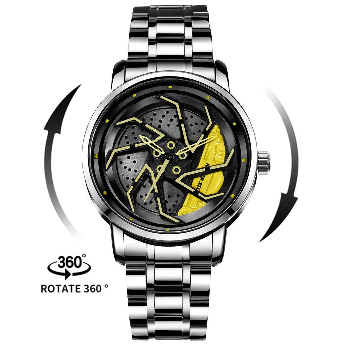 2025 NIBOSI Watches for Men Men Watch Quartz Watch Men Fashion Spinning Supar Car Wheel Watches for Men Relogio Masculino