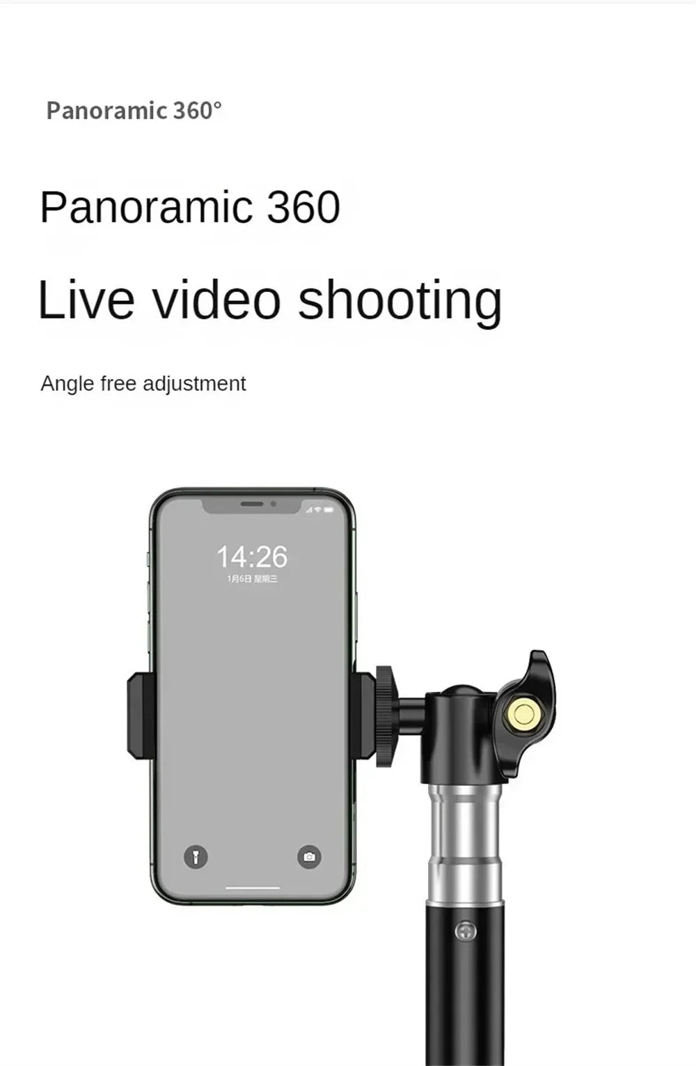 360°Adjustable Scalable Bluetooth Selfie Stick Multi-functional Phones Camera DV Holder Live Video Recording Wireless brackets