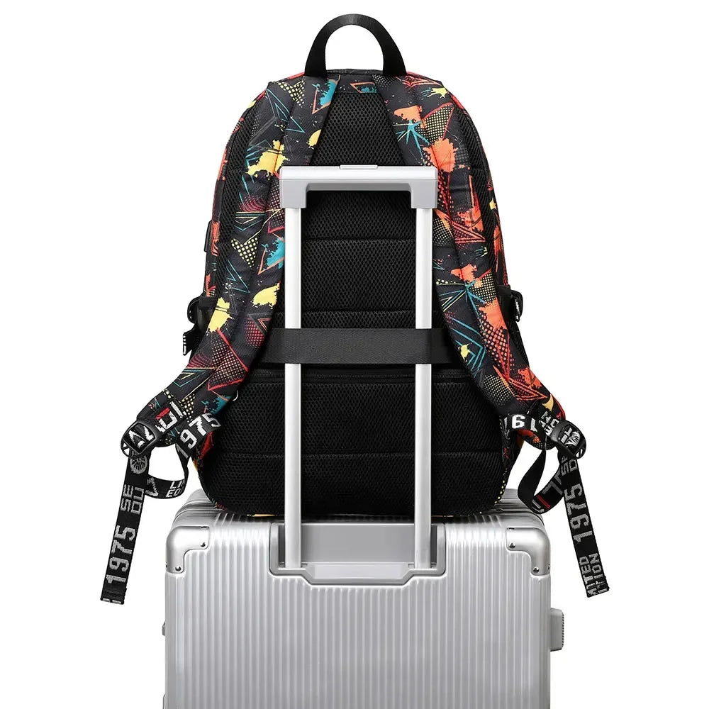 Jurassic World Park Dinosaur Girls Boys Kids School Book Bags USB Teenagers Schoolbags Women Men Laptop Travel Backpack