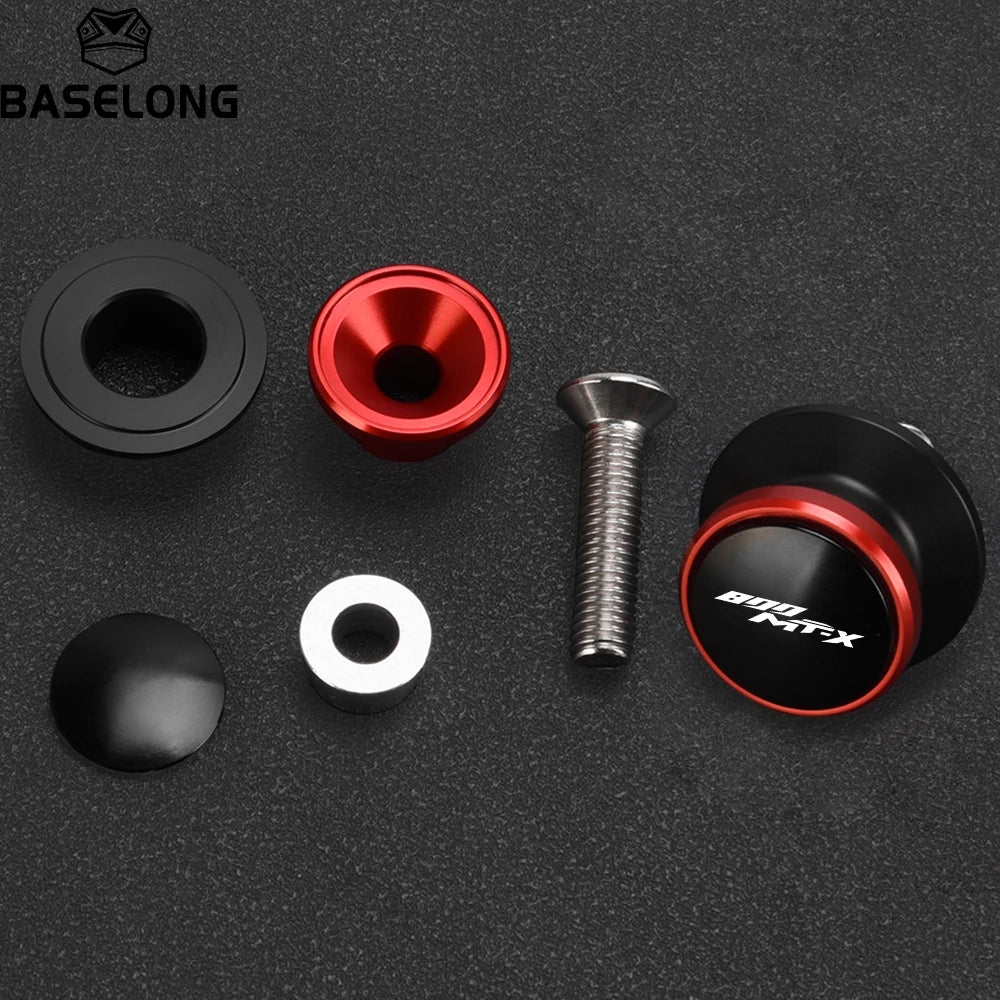 For CF MOTO CFMOTO 800MT-X 800MTX 800 MT-X MTX 800 2024 2025 2026 M10 Motorcycles Aluminum Swingarm Spools Slider Stand Screws